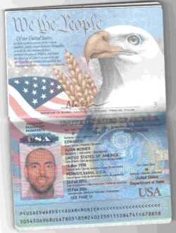 Undetectable fake us uk passports